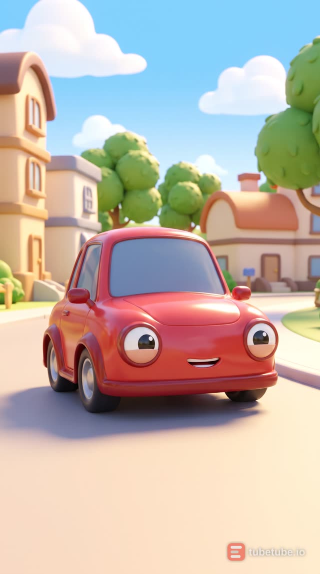 Scene 1 - Red Car Finds His Garage