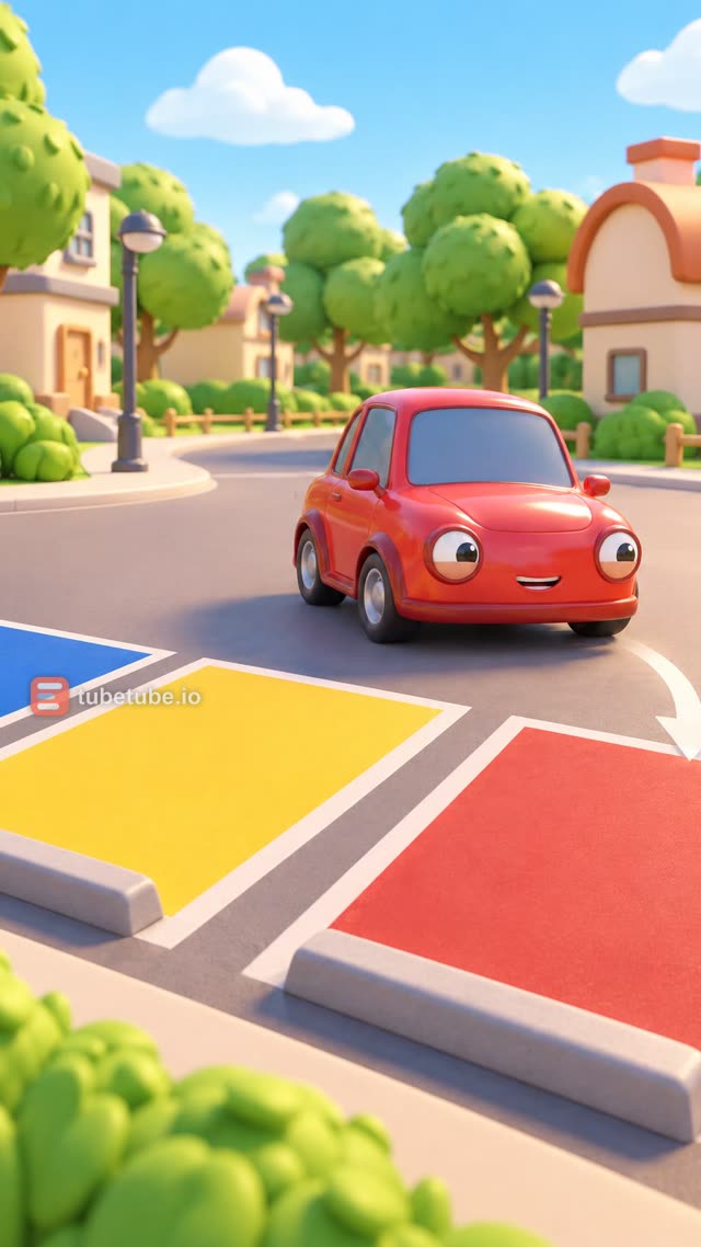 Scene 3 - Red Car Finds His Garage