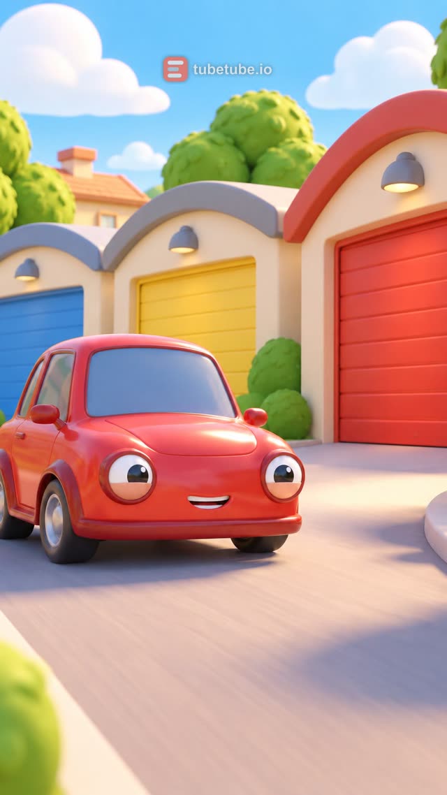 Scene 5 - Red Car Finds His Garage