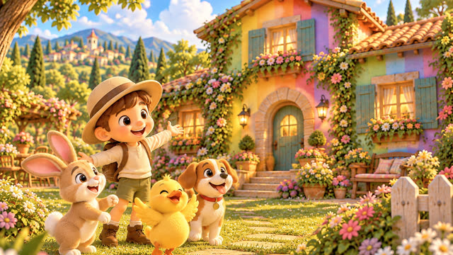 Scene 12 - La petite maison arc-en-ciel 🌈