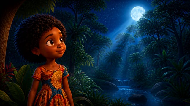 Kimia et la lune du Congo