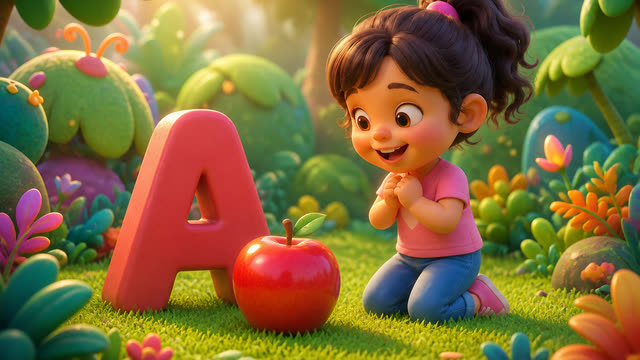 Scene 2 - Learn the ABCs with La-yan | A to Z Alphabet Song for Kids