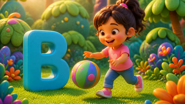 Scene 3 - Learn the ABCs with La-yan | A to Z Alphabet Song for Kids