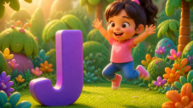 Scene 11 - Learn the ABCs with La-yan | A to Z Alphabet Song for Kids