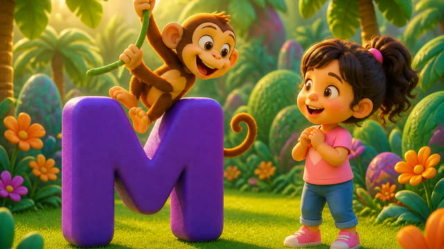 Scene 14 - Learn the ABCs with La-yan | A to Z Alphabet Song for Kids