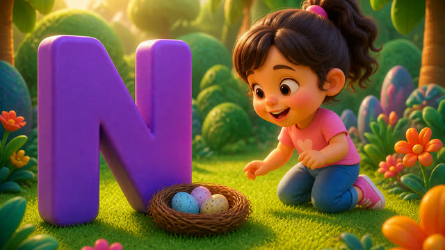 Scene 15 - Learn the ABCs with La-yan | A to Z Alphabet Song for Kids