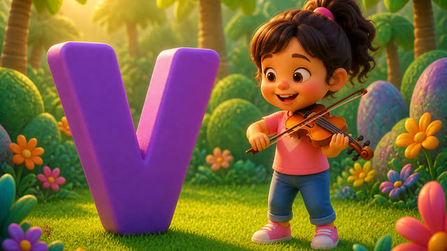 Scene 23 - Learn the ABCs with La-yan | A to Z Alphabet Song for Kids