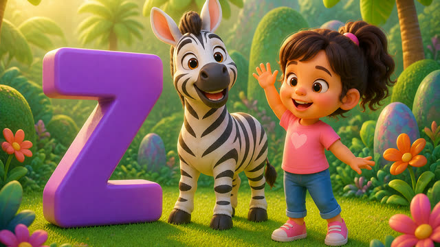 Scene 27 - Learn the ABCs with La-yan | A to Z Alphabet Song for Kids