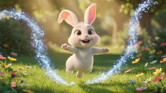 Scene 3 - Le petit lapin danse avec les couleurs