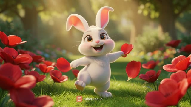 Scene 4 - Le petit lapin danse avec les couleurs