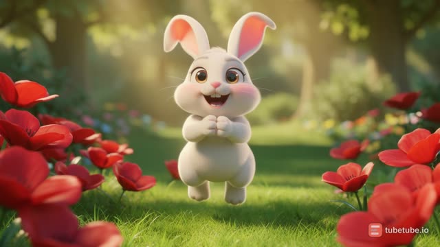 Scene 5 - Le petit lapin danse avec les couleurs