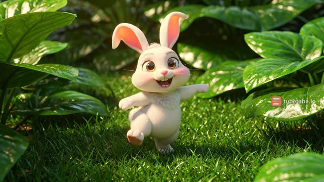 Scene 6 - Le petit lapin danse avec les couleurs