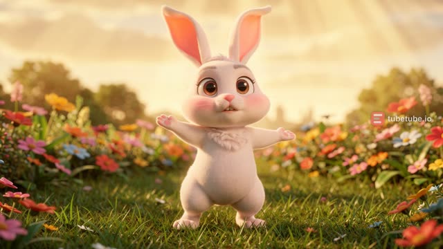 Scene 8 - Le petit lapin danse avec les couleurs