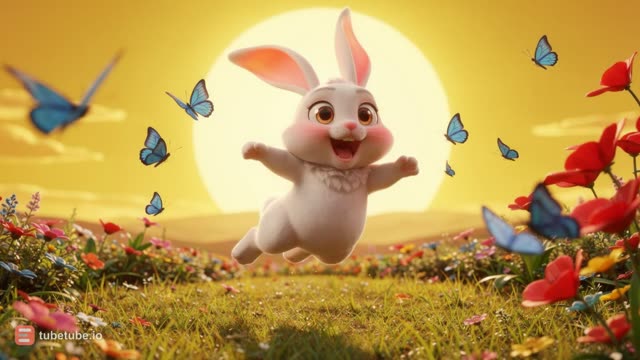 Scene 10 - Le petit lapin danse avec les couleurs
