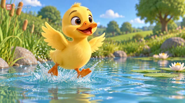 Scene 2 - 🐥 O Patinho Plic-Plic