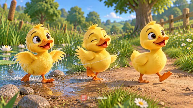 Scene 4 - 🐥 O Patinho Plic-Plic