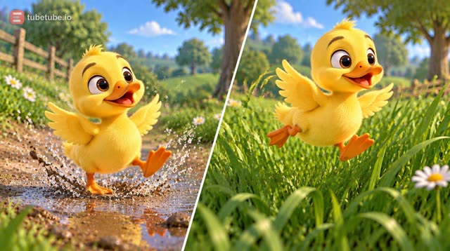 Scene 10 - 🐥 O Patinho Plic-Plic