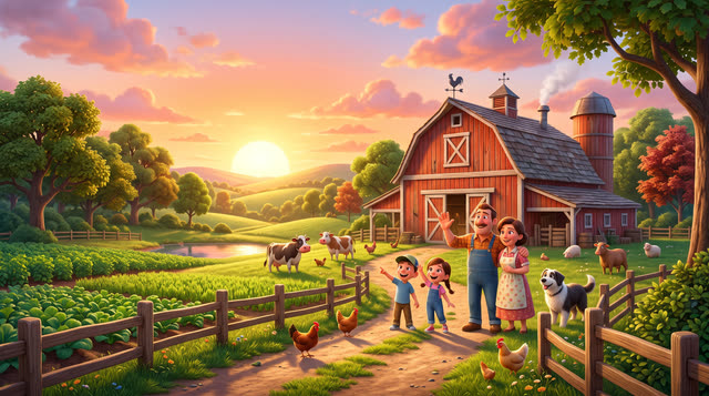 Scene 1 - Dans la Ferme de Mathurin