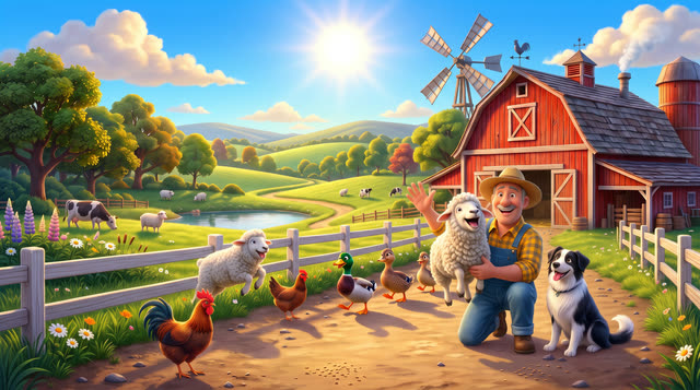 Scene 14 - Dans la Ferme de Mathurin