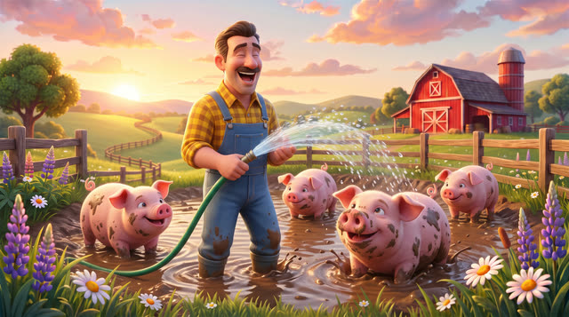 Scene 18 - Dans la Ferme de Mathurin