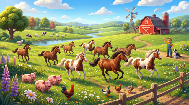 Scene 19 - Dans la Ferme de Mathurin