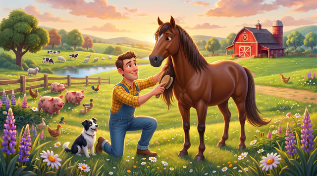 Scene 22 - Dans la Ferme de Mathurin
