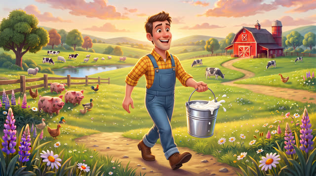 Scene 27 - Dans la Ferme de Mathurin