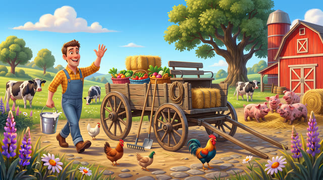 Scene 28 - Dans la Ferme de Mathurin