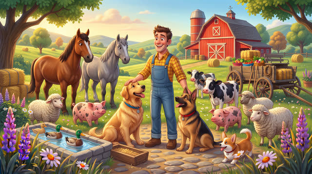 Scene 33 - Dans la Ferme de Mathurin