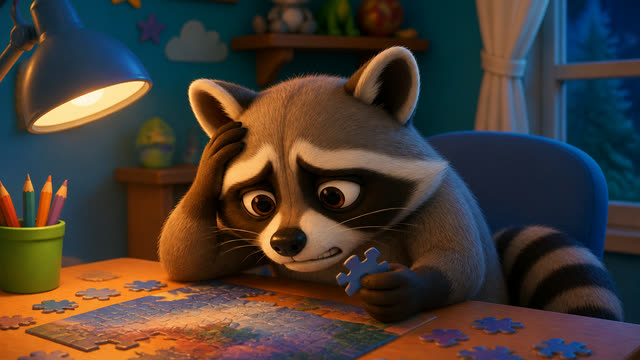 Scene 2 - Big Feelings? Take a Breath! A Riley Racoon Song