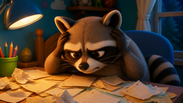 Scene 3 - Big Feelings? Take a Breath! A Riley Racoon Song