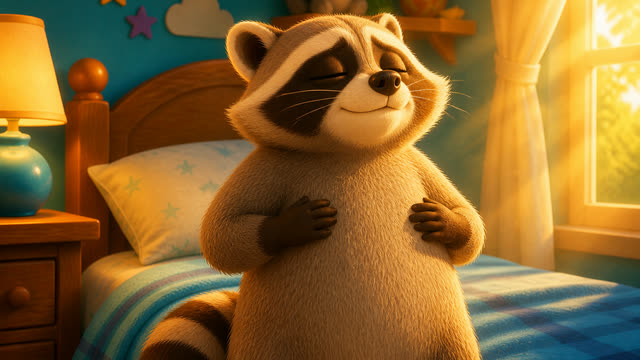 Scene 7 - Big Feelings? Take a Breath! A Riley Racoon Song