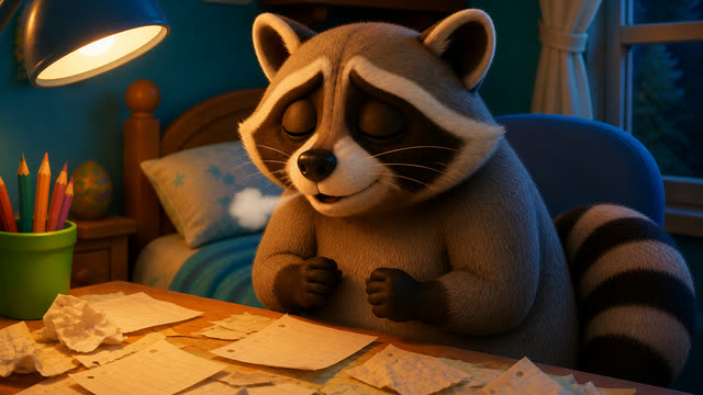 Scene 8 - Big Feelings? Take a Breath! A Riley Racoon Song