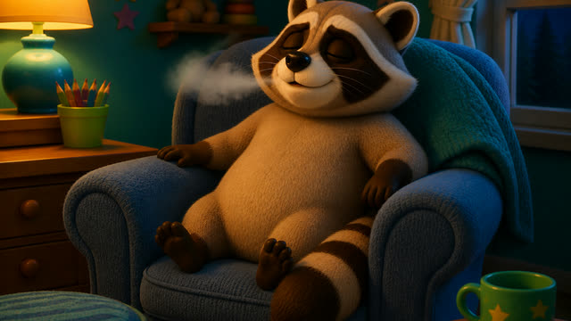 Scene 18 - Big Feelings? Take a Breath! A Riley Racoon Song