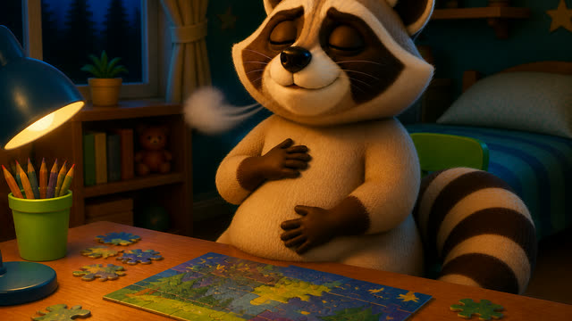 Scene 28 - Big Feelings? Take a Breath! A Riley Racoon Song