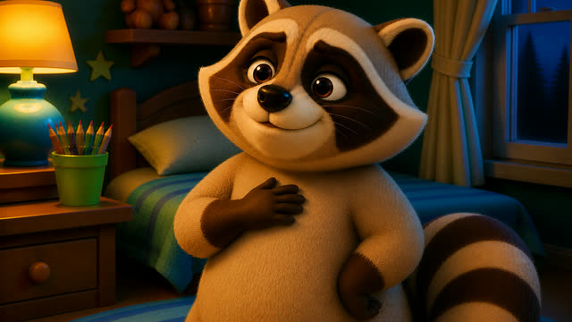 Scene 32 - Big Feelings? Take a Breath! A Riley Racoon Song