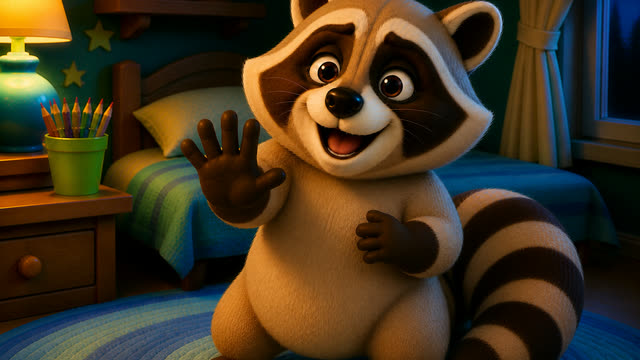 Scene 33 - Big Feelings? Take a Breath! A Riley Racoon Song
