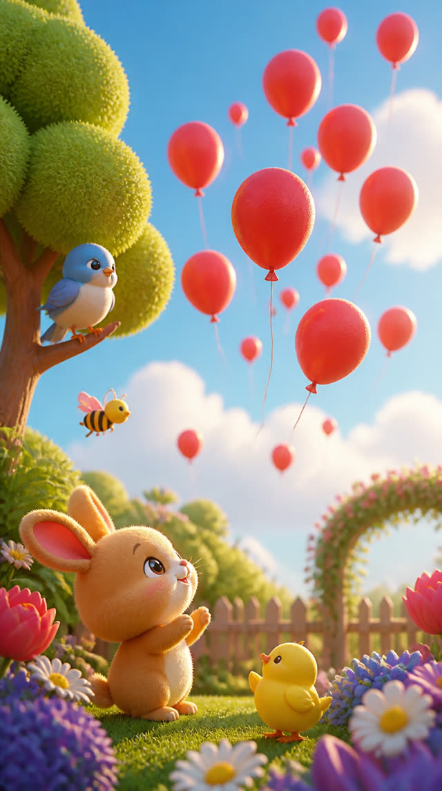 Scene 3 - Rainbow Colours!