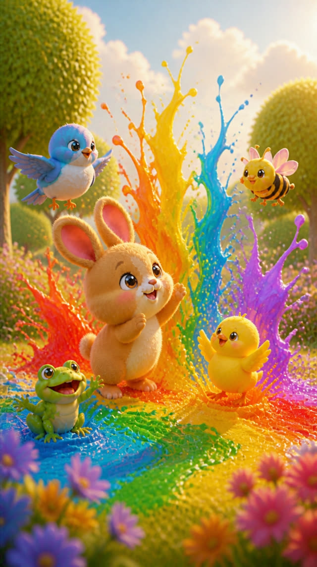 Scene 15 - Rainbow Colours!