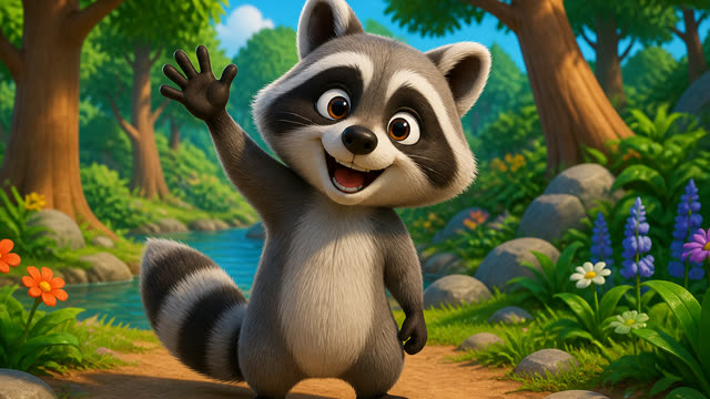 Scene 1 - The Riley Raccoon Song