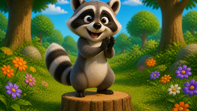 Scene 8 - The Riley Raccoon Song