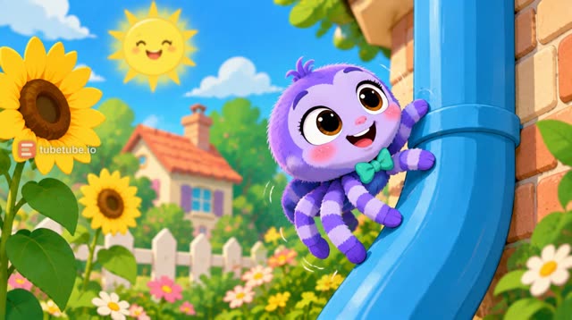 Scene 4 - Pip the Purple Spider - 20s Cartoon Test