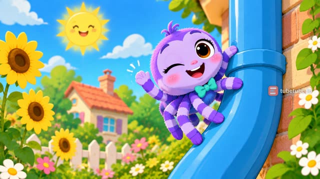 Scene 5 - Pip the Purple Spider - 20s Cartoon Test