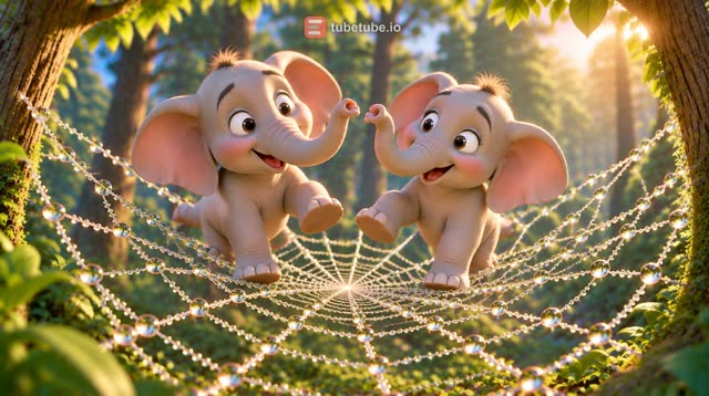 Scene 6 - Les éléphants sur la toile