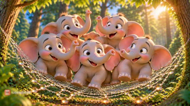 Scene 10 - Les éléphants sur la toile