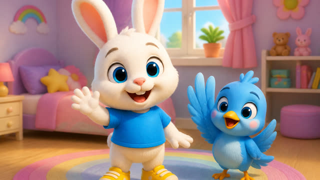 Scene 1 - Bunny's Happy Dance