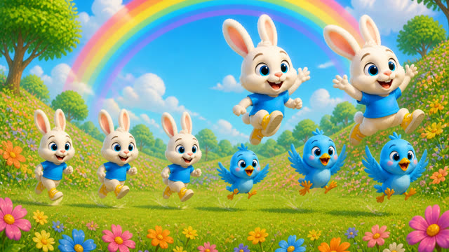 Scene 9 - Bunny's Happy Dance