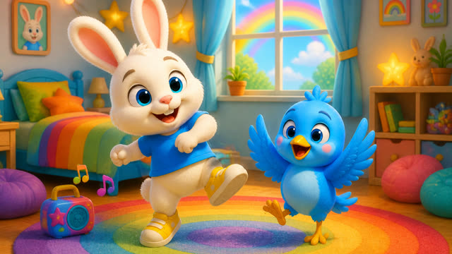 Scene 10 - Bunny's Happy Dance