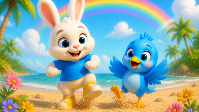 Scene 16 - Bunny's Happy Dance
