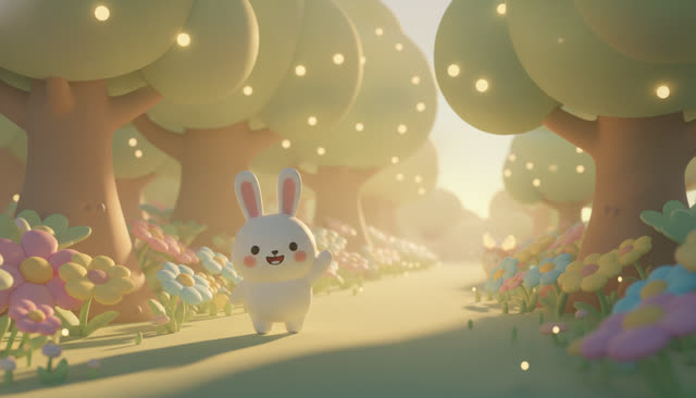 Scene 3 - Léo le Petit Lapin Apprend les Couleurs 🌈 | Comptine Éducative pour Enfants